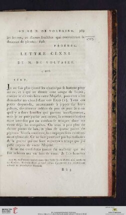 (Lettre CLXXI - CLXXX)