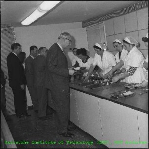 Einweihung der Kantine (KANT) des Kernforschungszentrums Karlsruhe (KfK)
