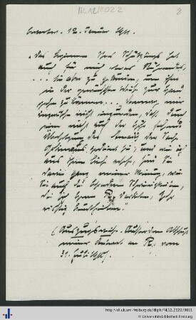Brief, 12.01.1911