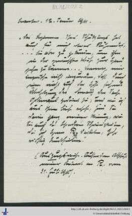 Brief, 12.01.1911