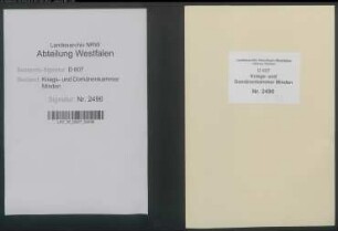 Erbverpachtung von Domänengrundstücken in der Vogtei Werther (Amt Sparrenberg) - Band 3