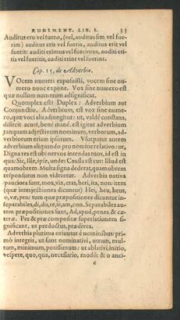 Cap. 15, de Adverbio.