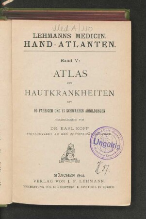Atlas der Hautkrankheiten