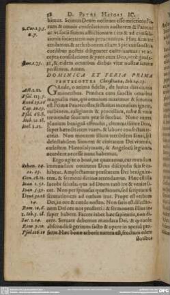 Dominica Et Feria Prima Pentecostes Christianae, Ioh. 14. 23