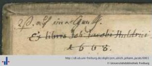 [Provenienz]: Ulrich, Johann Jacob