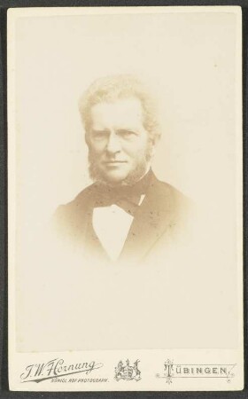 Brustbild von Christoph von Sigwart, Professor der Philosophie in Tübingen