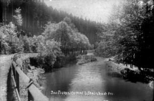 Die Preßnitz an der Schmalzgrubner Straße, Nähe Wolf-Wehr