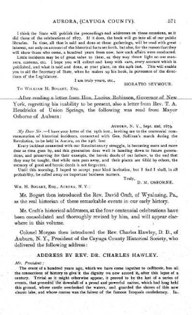 Letters from D.M. Osborne and others.