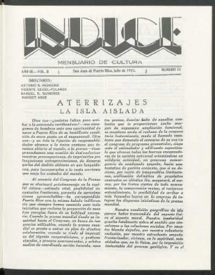 Año III, : núm. 28, julio de 1931