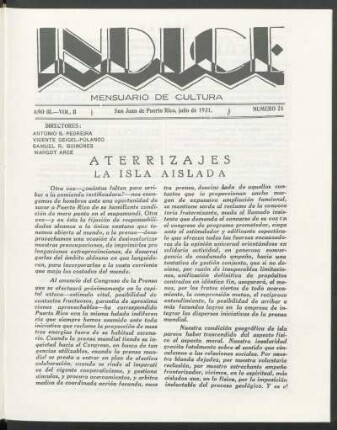 Año III, : núm. 28, julio de 1931