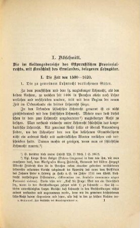Zur Geschichte des Grundeigenthums in Ost- und Westpreußen, 2,2. Die Lehngüter ; 2 : Die neuere Zeit