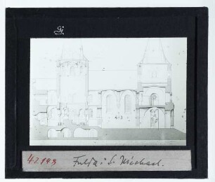 Fulda, St. Michael : Längsschnitt