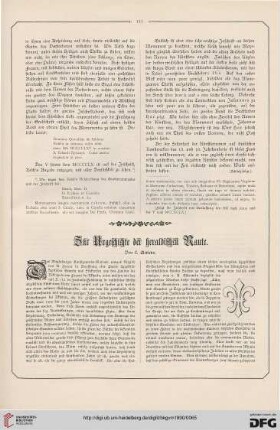 Zur Urgeschichte der heraldischen Raute