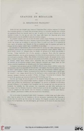 1: La gravure en médailles sous la Renaissance franc̨aise, [2]