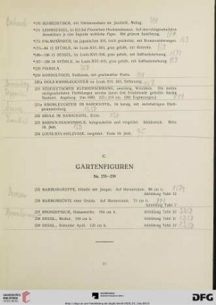 C. Gartenfiguren (Nr. 235-239)