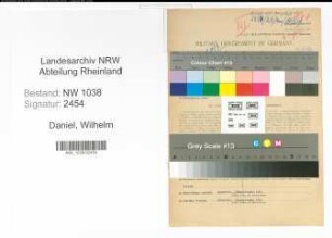 Entnazifizierung Wilhelm Daniel , geb. 18.05.1904 (Beamter)