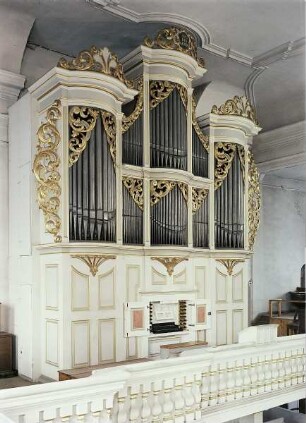Zweimanualige Orgel op. 30 in Glauchau, Stadtkirche St. Georg