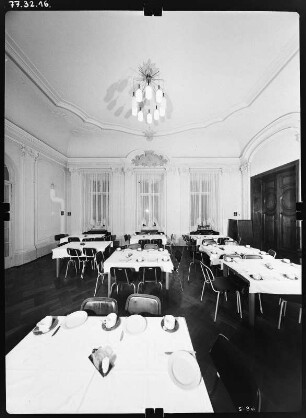 Lichtenwalde (Niederwiesa-Lichtenwalde). Schloß (1722-1726). Speisesaal