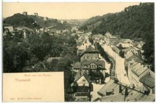 Tharandt. Blick von der Ruine