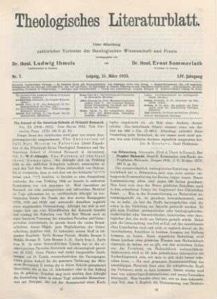 97-98 [Rezension] The Annual of the American Schools of Oriental Research ; Vol. XII (1930-1931)
