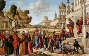 Die Weihe des Heiligen Stephanus zum Diakon