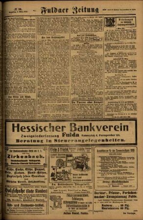 Zweite Ausgabe vom Samstag, den 01. März 1919.
