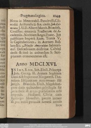 Anno MDCLXVI.