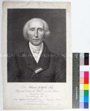 Porträt des preußischen Regierungsdirektors und Mitarbeiters des Freiherrn von Stein Johann Gottfried Frey