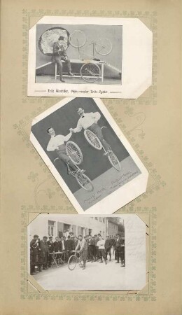 Postkartenalbum Radsport; Blatt 35