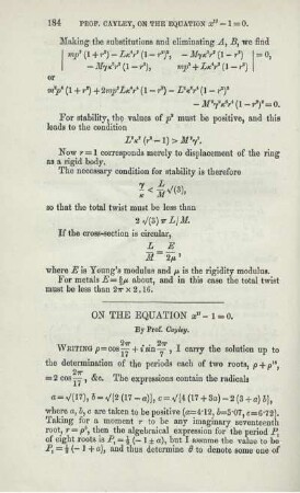 ON THE EQUATION ...