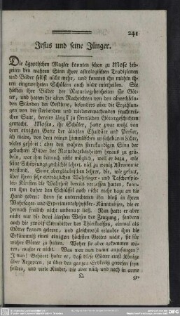 Jesus und seine Jünger