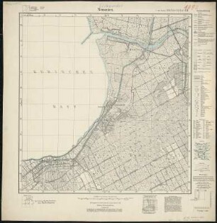 Messtischblatt 111 : Nemonien, 1925 Nemonien : Nemonien. - Hrsg. 1911, bericht. 1922. - 1:25000. - [Berlin]: Reichsamt für Landesaufnahme, 1922. - 1 Kt.