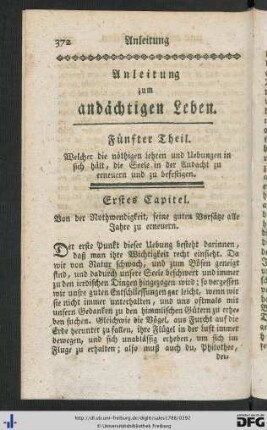 Fünfter Theil.