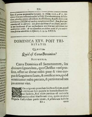 Dominica XXV. Post Trinitatis.