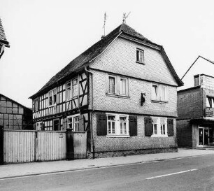 Fachwerkwohnhaus; Groß-Bieberau, Marktstraße 38