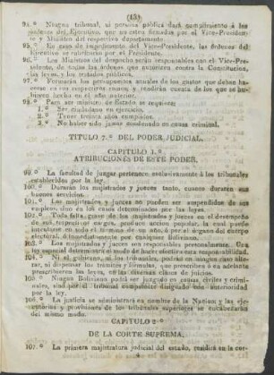 Capítulo 2.° - De la Corte Suprema.