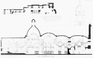 Einsiedeln (Schweiz), Kloster Einsiedeln, Entwurf für die Klosterkirche; Moosbrugger, Kaspar