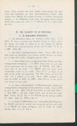 B. Der Infinitiv ist zu entlehnen