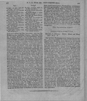 Kirche, Schule und Haus. Berlin: Albanus 1820