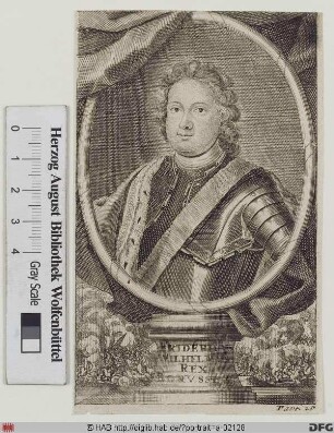 Bildnis Friedrich Wilhelm I., König in Preußen (reg. 1713-40)