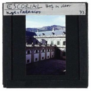 San Lorenzo de El Escorial, Real Sitio Schloss- und Klosteranlage : Innenhof