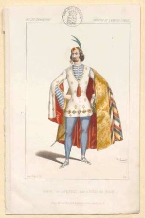 Kostümbilder aus "Galerie Dramatique": Théâtre de l'Ambigu Comique