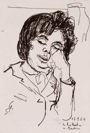 Anne in der Bahn, schläft