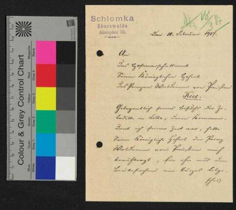 Briefe/Schreiben/Schriftwechsel verschiedener Empfänger und Absender