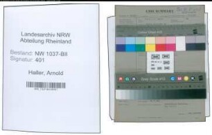 Entnazifizierung Arnold Haller , geb. 08.08.1900 ()
