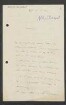 Brief von Etienne Mulsant an Unbekannt