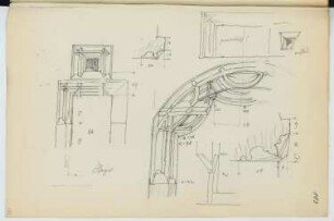 Bürgerhaus Dunklhof, Steyr-Steyrdorf: Details (aus: Skizzen- und Fotoalbum 21)