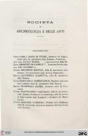 Società di Archeologia e Belle Arti