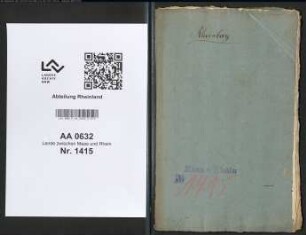 Bittschriften aus dem Amt Rheinberg an die Bezirksverwaltung zu Bonn