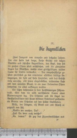 IV. Die Jugendlichen
